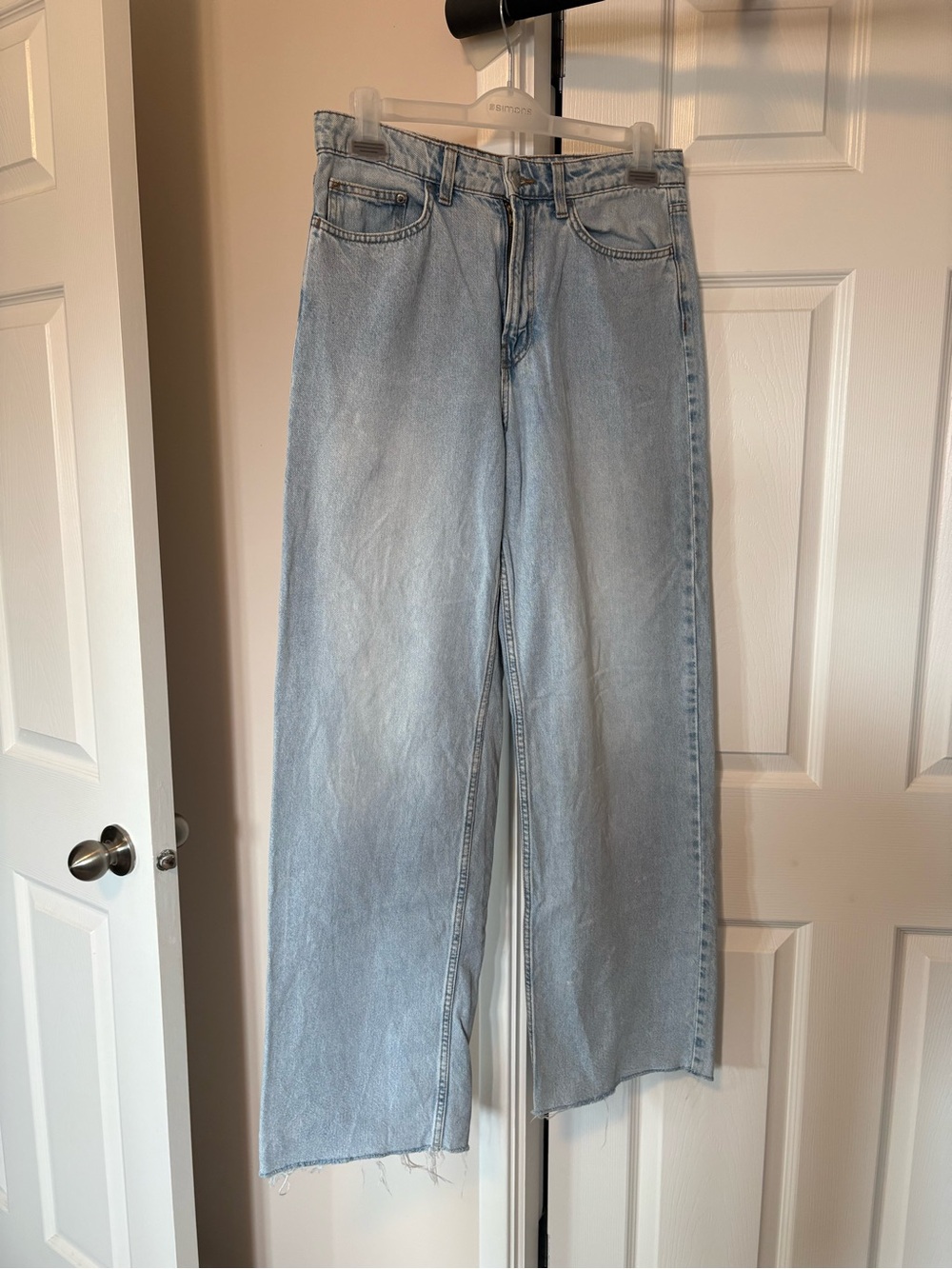 Old Navy Light Blue Wide Leg Jeans